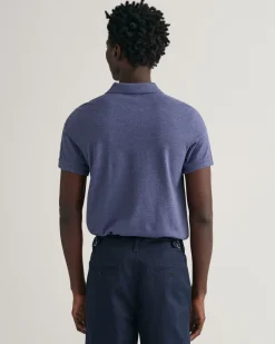 Slim Fit Shield Piqué Polo Shirt