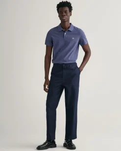 Slim Fit Shield Piqué Polo Shirt