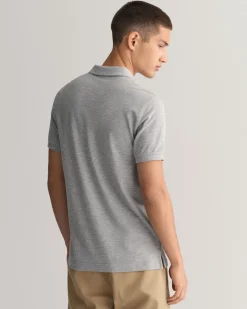 Slim Fit Shield Piqué Polo Shirt