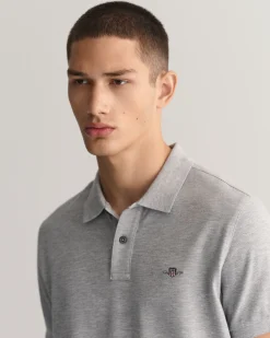 Slim Fit Shield Piqué Polo Shirt