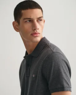 Slim Fit Shield Piqué Polo Shirt