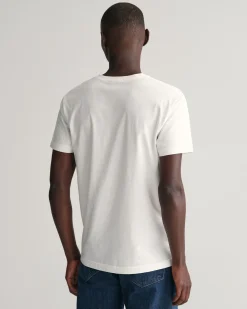Slim Fit Shield V-Neck T-Shirt