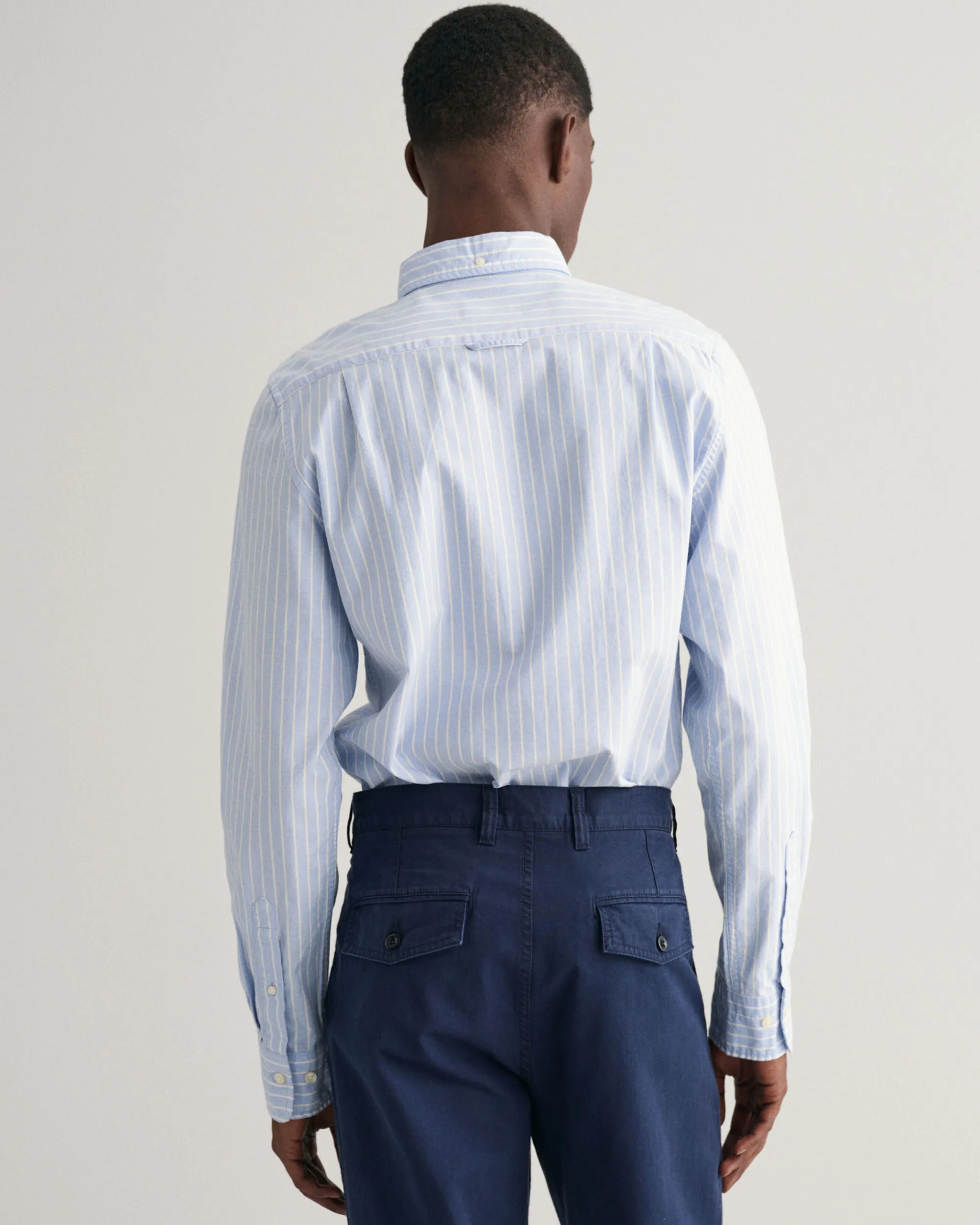 Slim Fit Striped Oxford Stretch Shirt