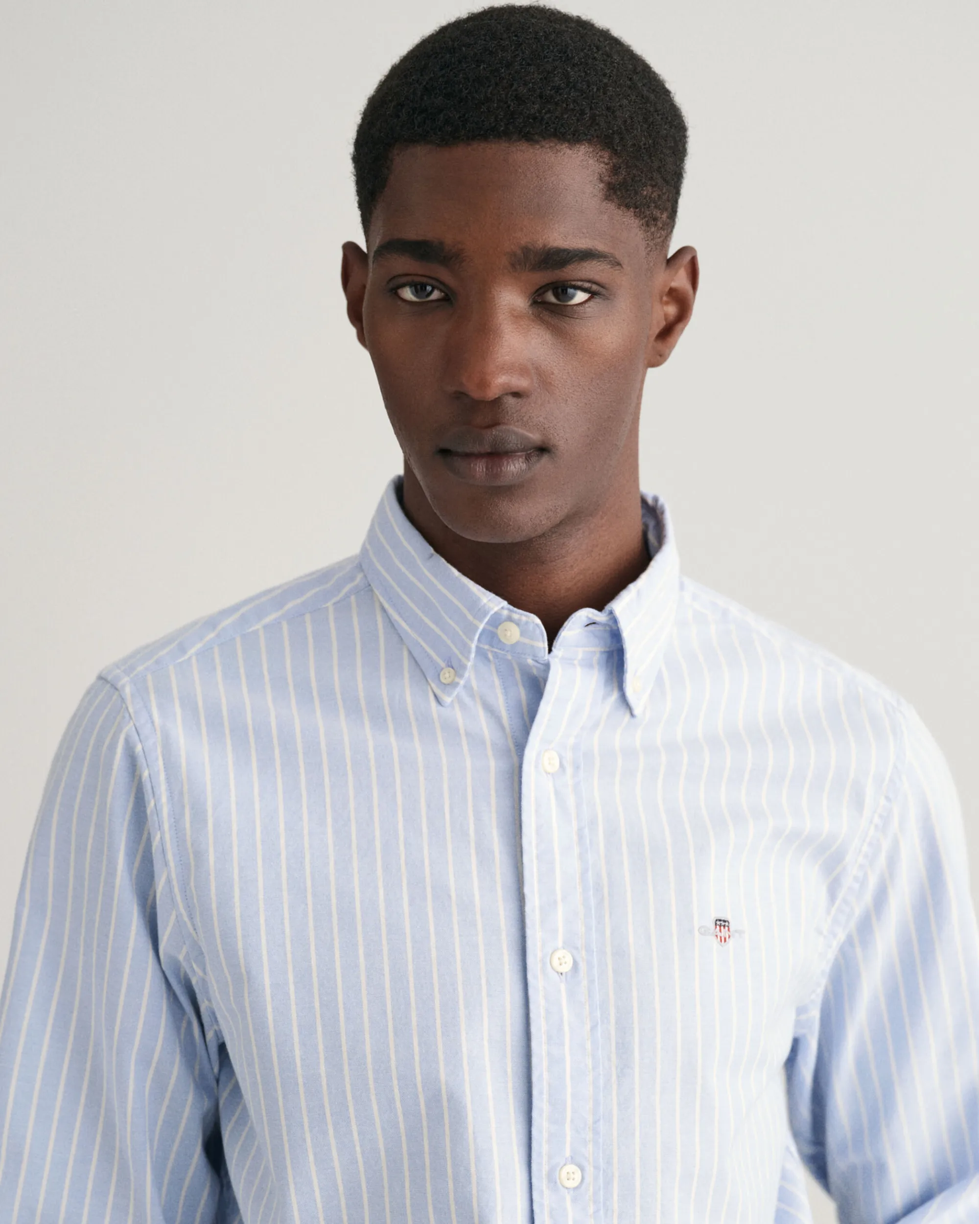 Slim Fit Striped Oxford Stretch Shirt
