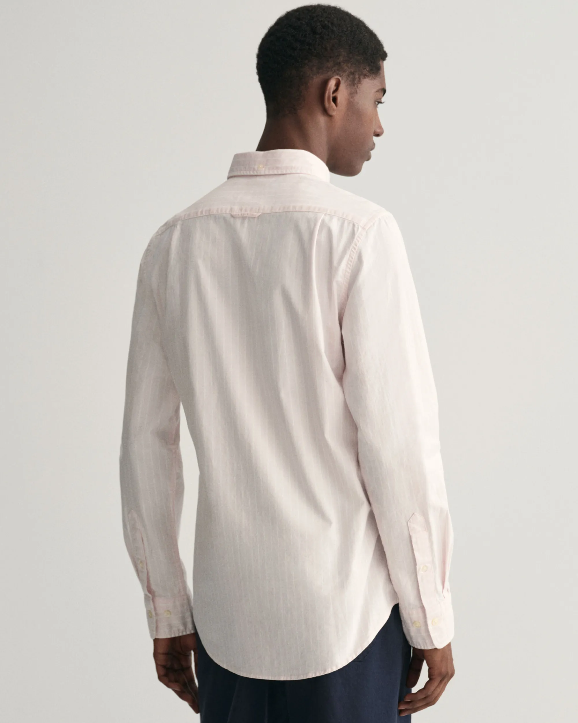 Slim Fit Striped Oxford Stretch Shirt