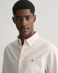 Slim Fit Striped Oxford Stretch Shirt