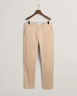 Slim Fit Sunfaded Chinos