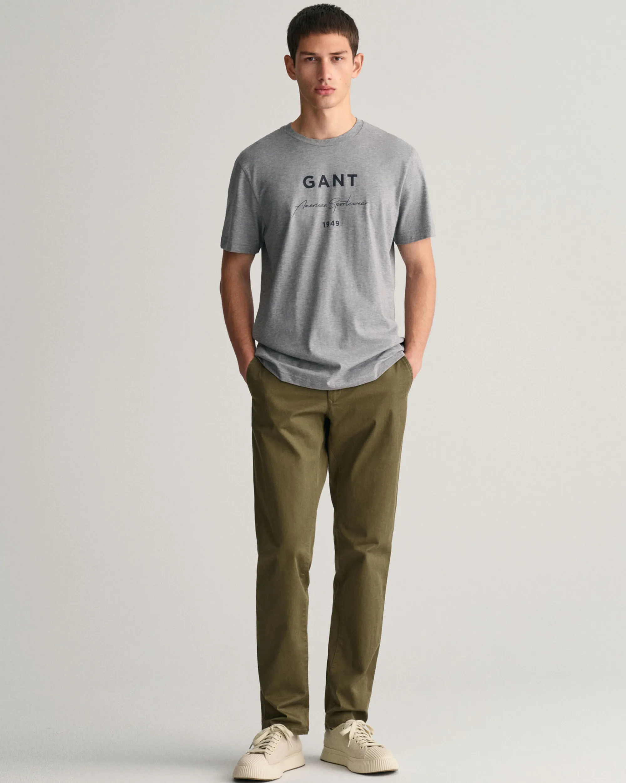 Slim Fit Twill Chinos