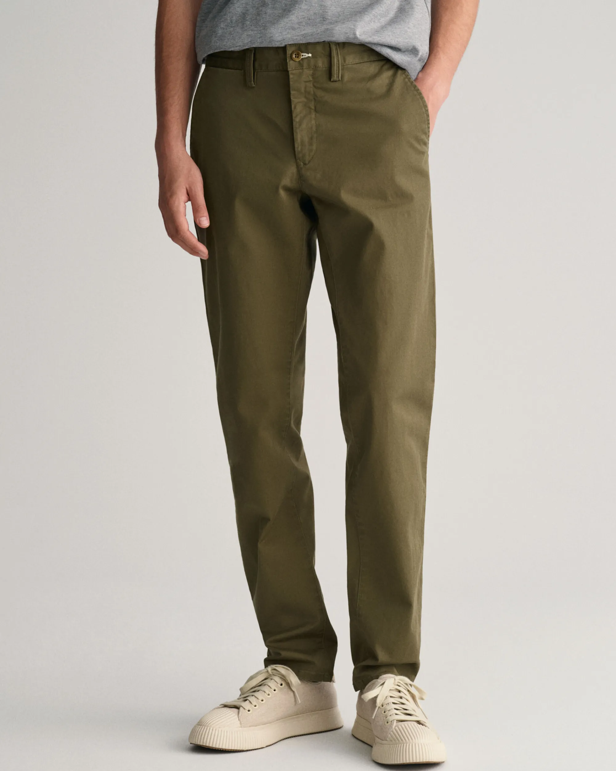 Slim Fit Twill Chinos