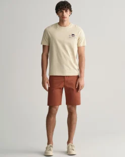 Slim Fit Twill Shorts