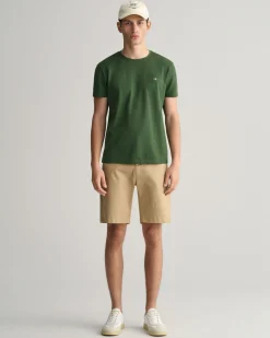 Slim Fit Twill Shorts