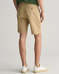 Slim Fit Twill Shorts