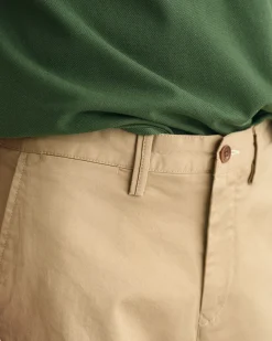 Slim Fit Twill Shorts