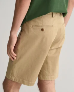 Slim Fit Twill Shorts