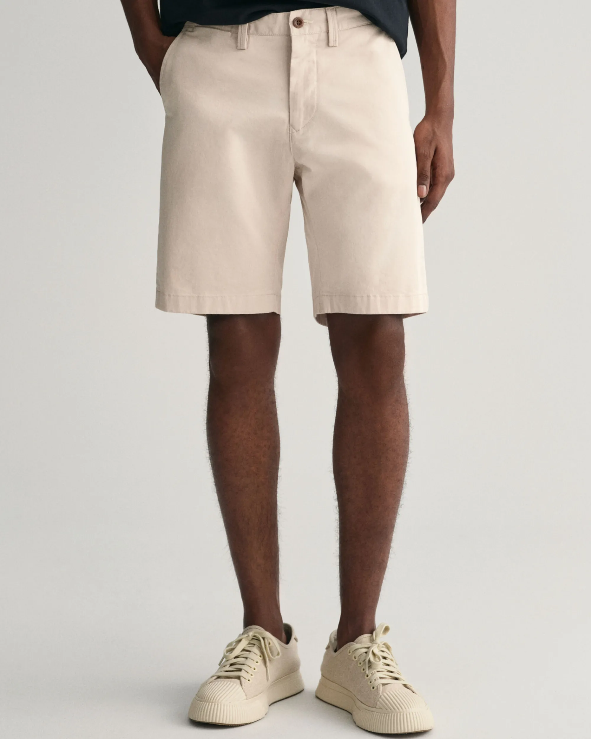 Slim Fit Twill Shorts