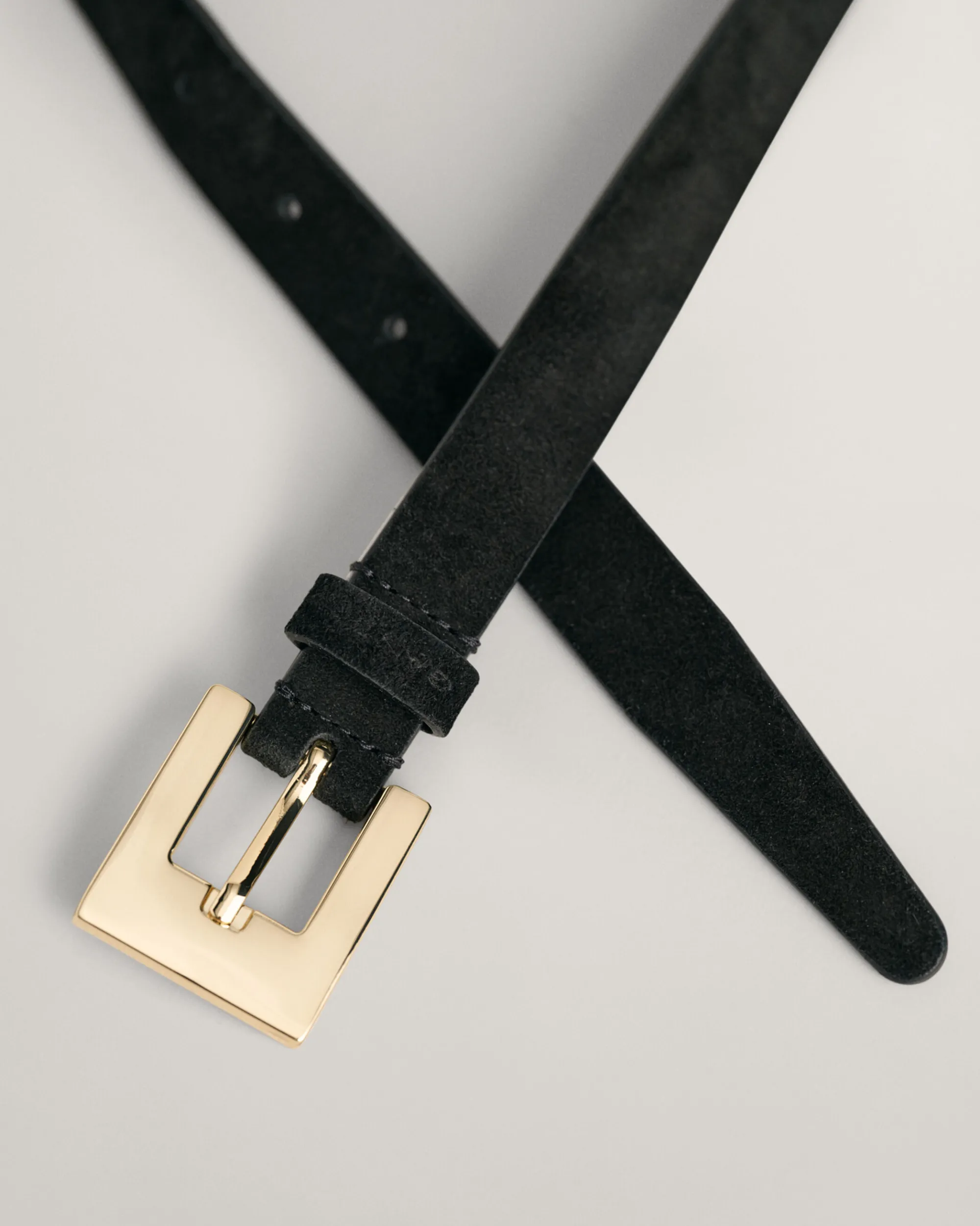 Slim Suede Belt