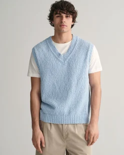 Slub Textured Cotton Vest