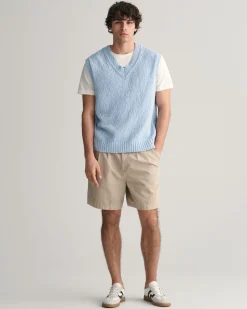 Slub Textured Cotton Vest