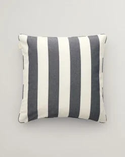 Striped Archive Shield Cushion