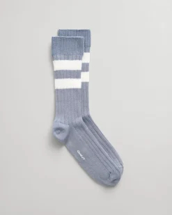 Striped Lyocell Socks