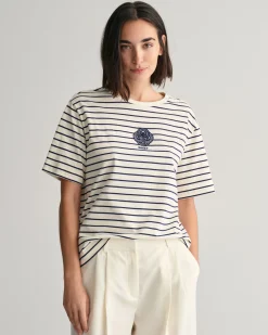 Striped Monogram T-Shirt