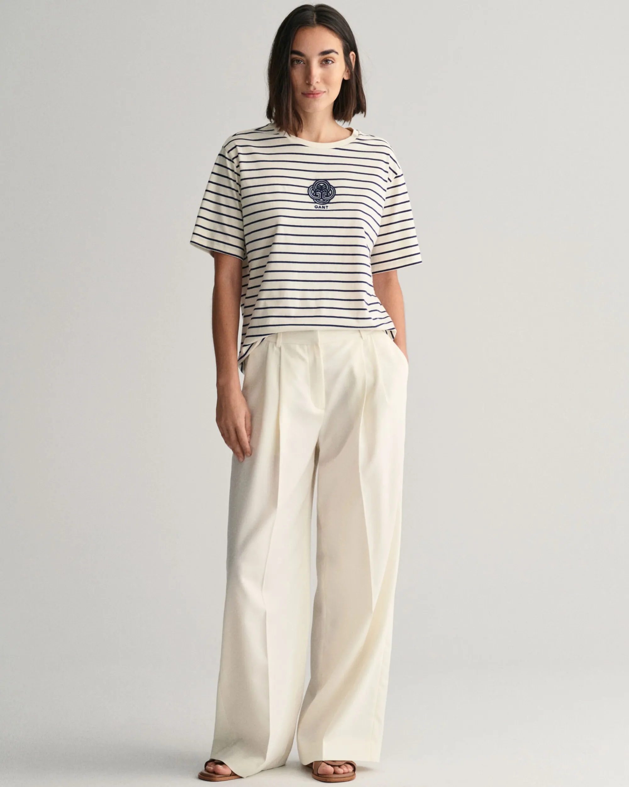 Striped Monogram T-Shirt