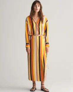 Striped Wrap Skirt