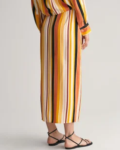Striped Wrap Skirt
