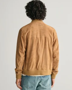 Suede Bomber Jacket