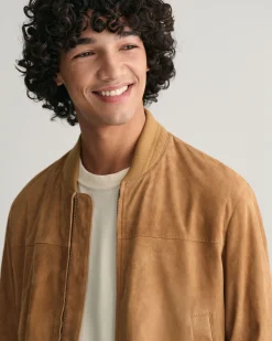 Suede Bomber Jacket