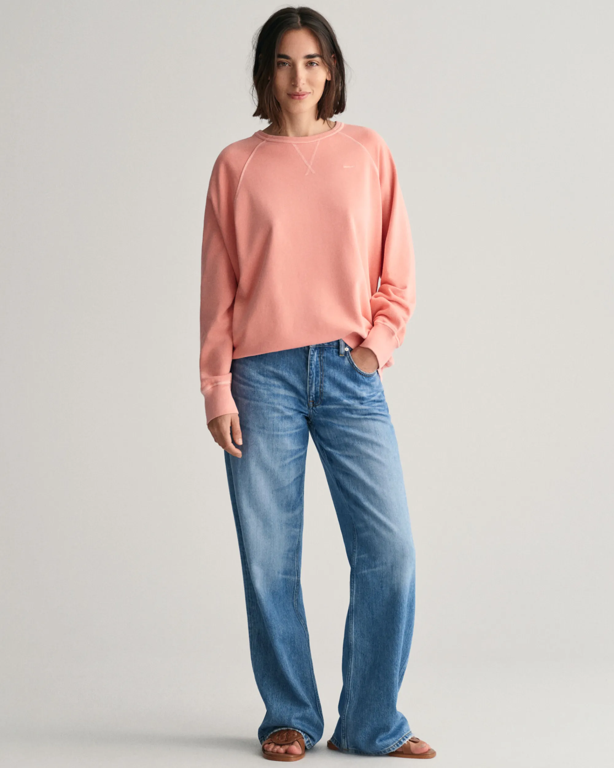 Sunfaded Crew Neck Sweatshirt