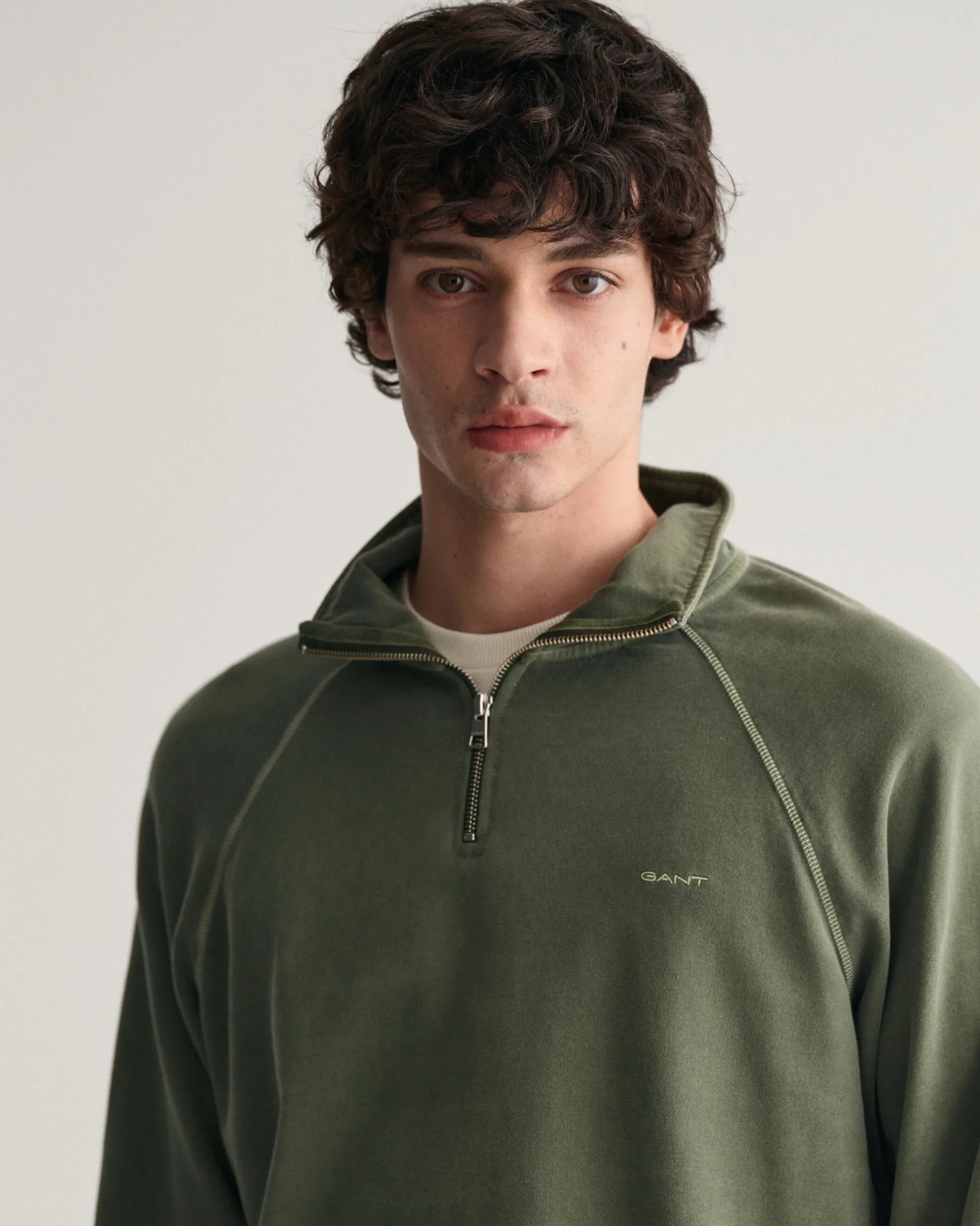 Sunfaded Half-Zip Sweatshirt
