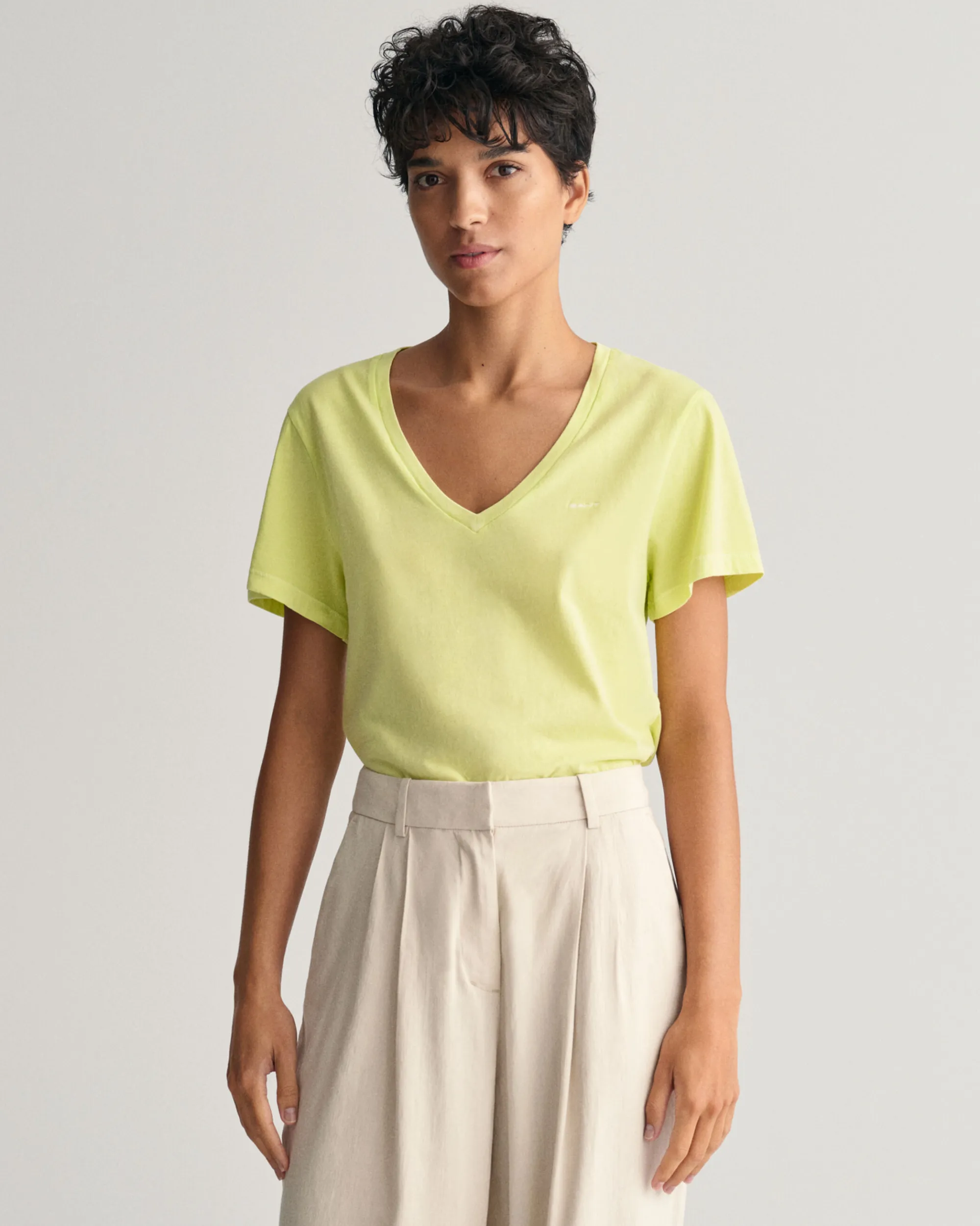 Sunfaded V-Neck T-Shirt