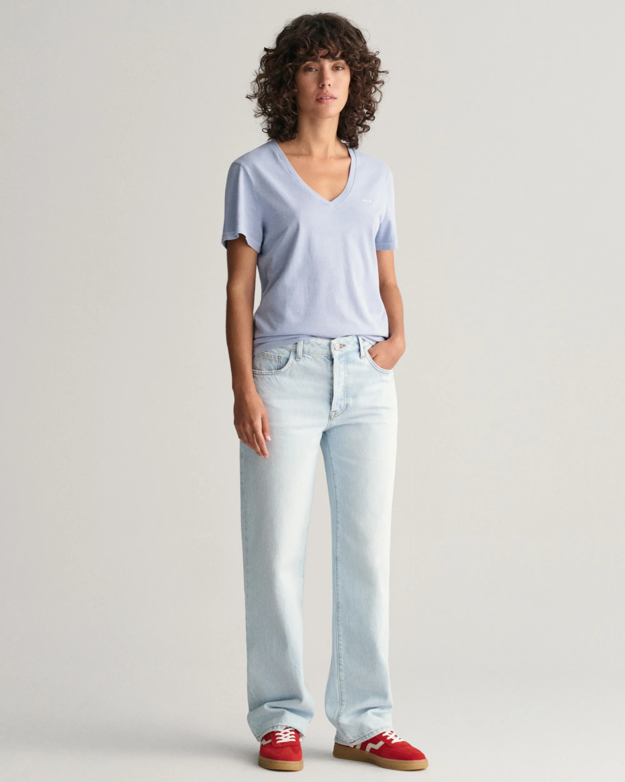 Sunfaded V-Neck T-Shirt