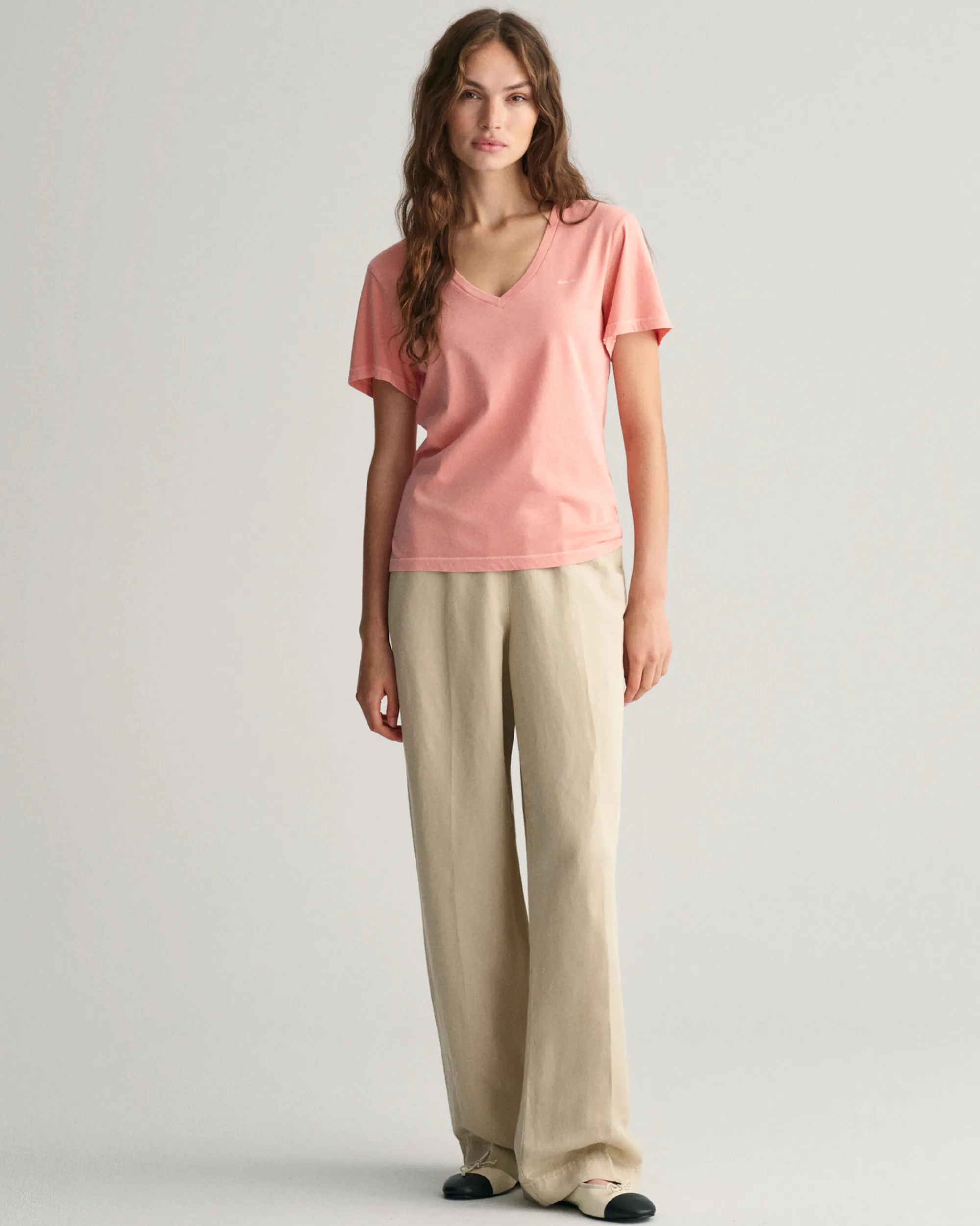 Sunfaded V-Neck T-Shirt