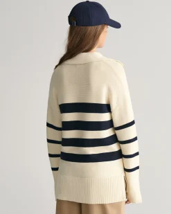 Teen Girls Breton Striped Sweater