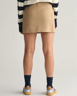 Teen Girls Mini Chino Skirt