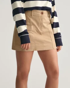 Teen Girls Mini Chino Skirt