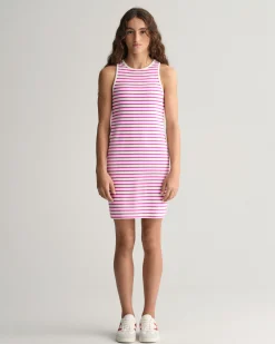 Teen Girls Striped Rib Tank Dress