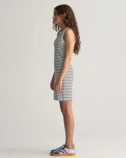 Teen Girls Striped Rib Tank Dress