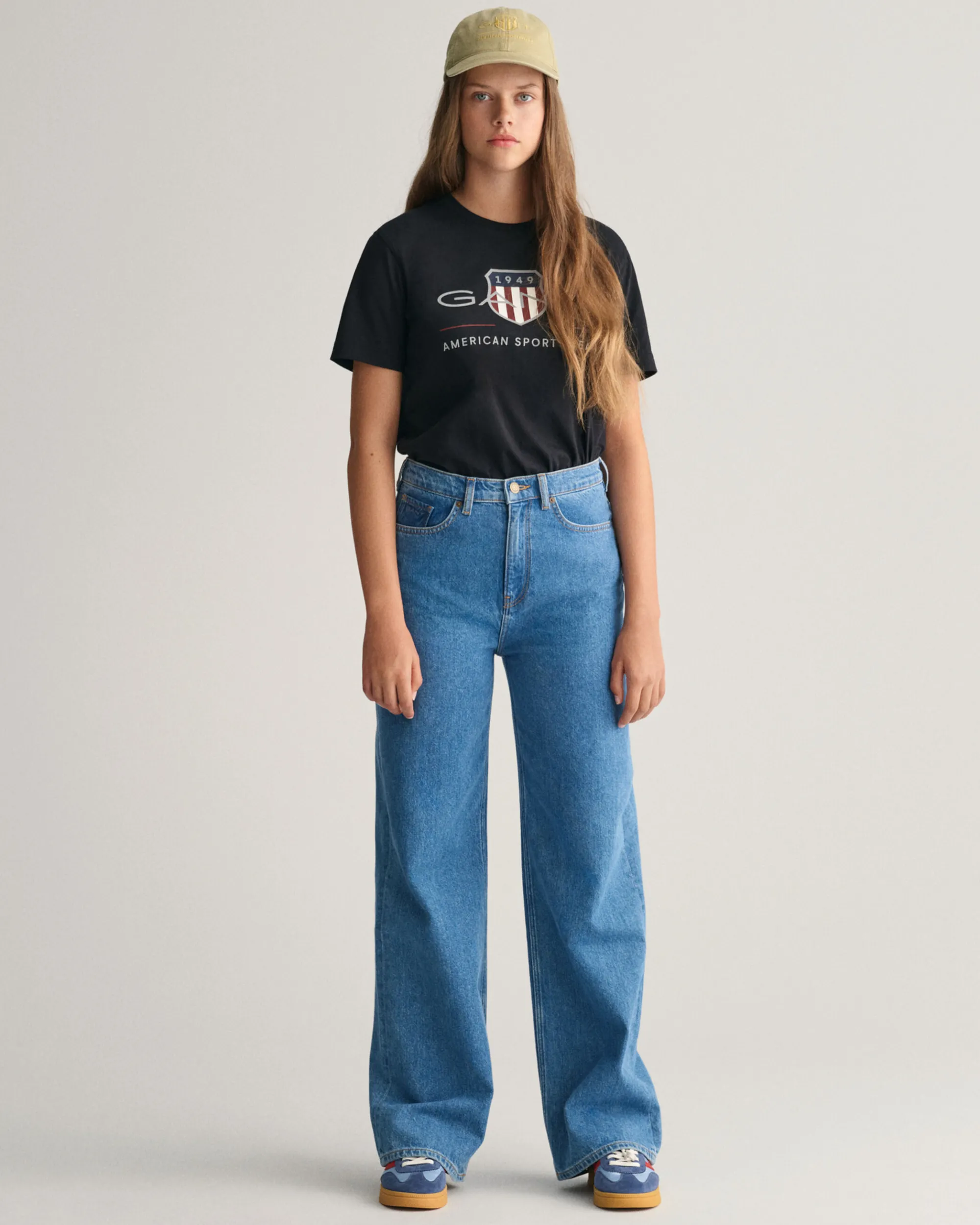 Teen Girls Wide Leg Jeans