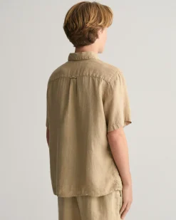 Teens Linen Short Sleeve Shirt