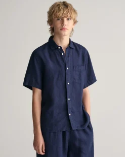 Teens Linen Short Sleeve Shirt