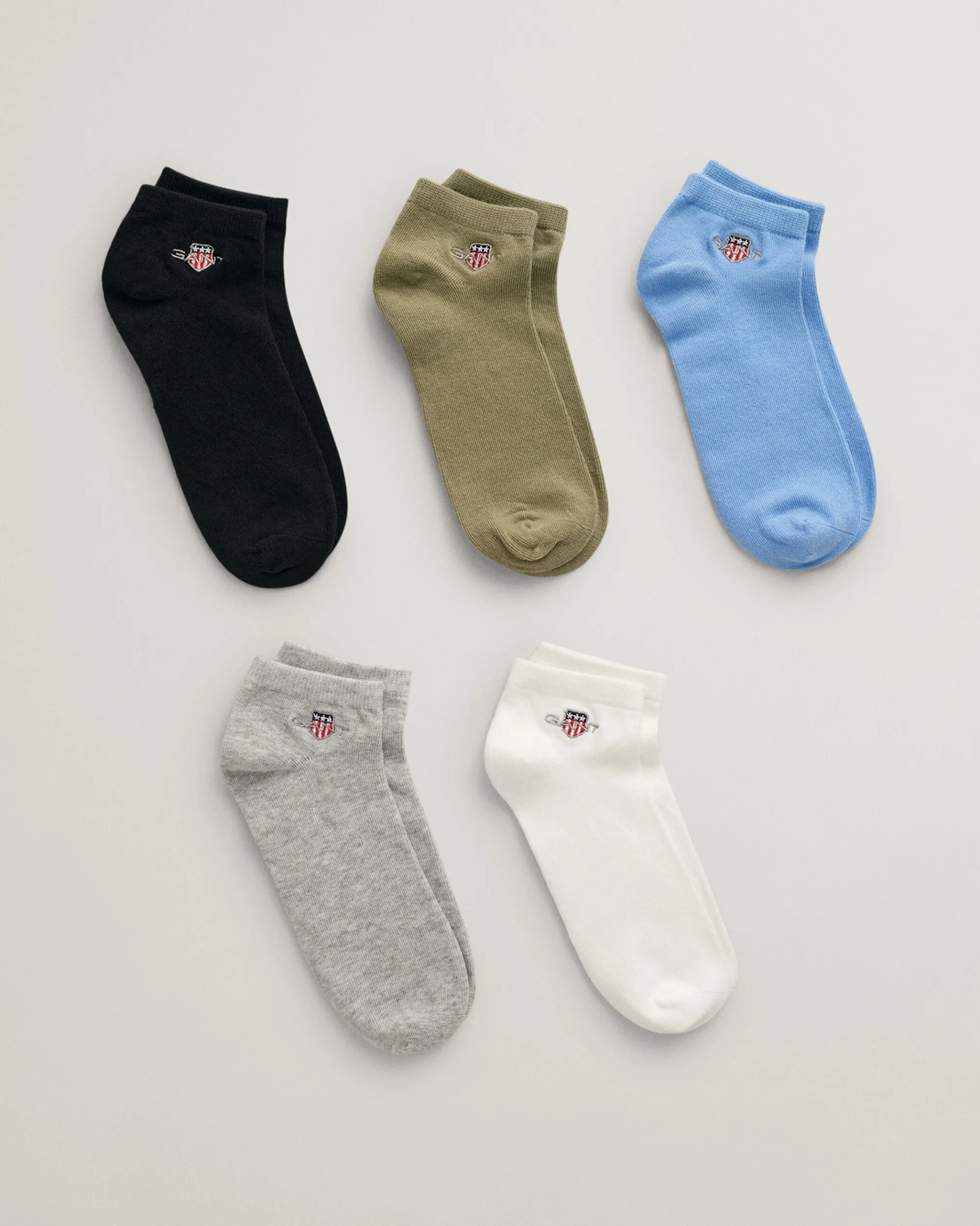 Teens 5-Pack Shield Sneaker Socks