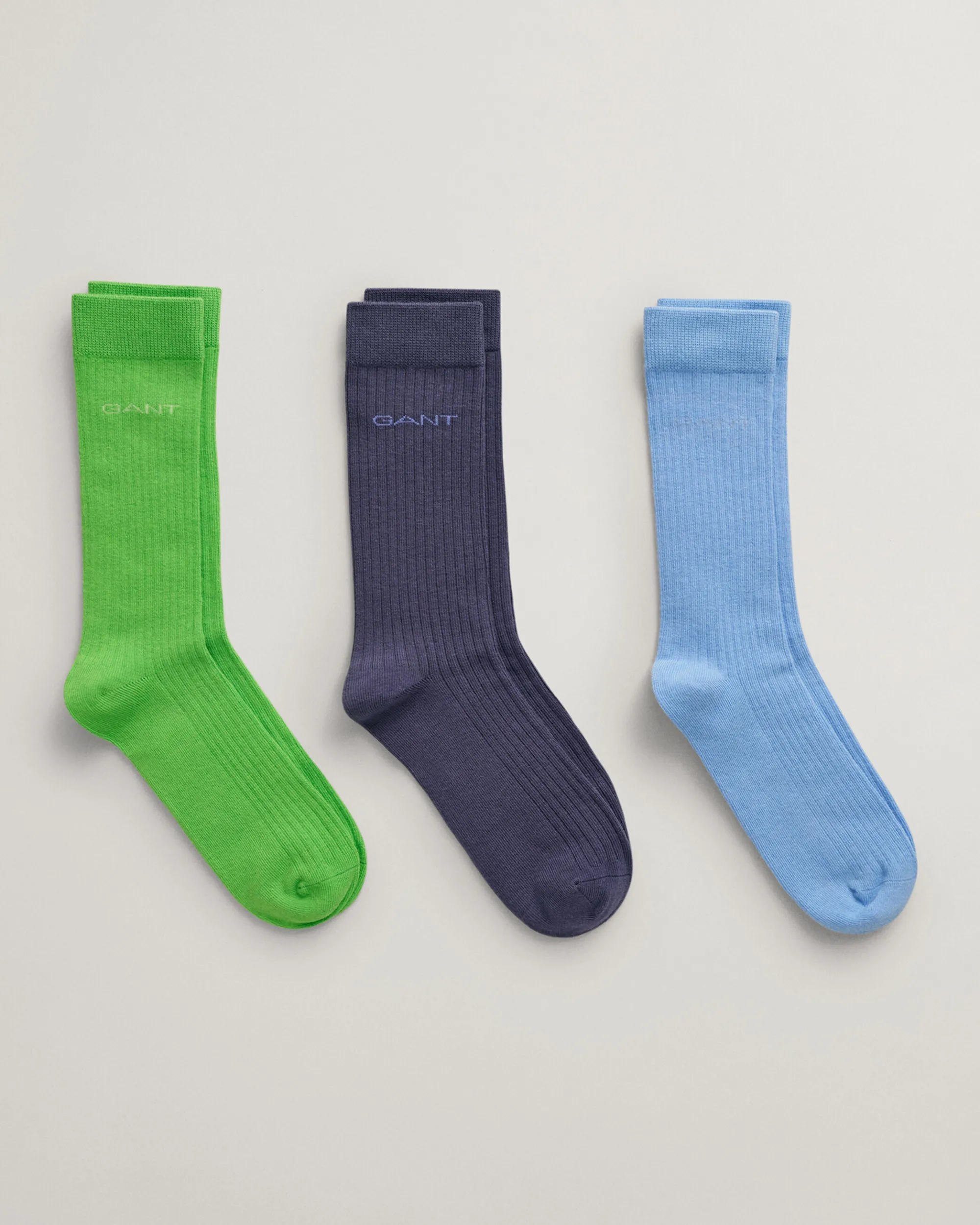 Teens 3-Pack Tonal Logo Ribbed Socks