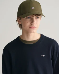 Teens Shield Classic Cotton Crew Neck Sweater