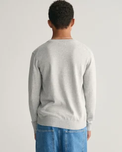 Teens Shield Classic Cotton Crew Neck Sweater
