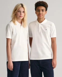 Teens Shield Piqué Polo Shirt