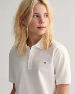 Teens Shield Piqué Polo Shirt