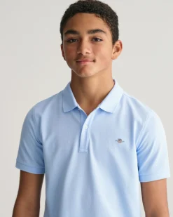 Teens Shield Piqué Polo Shirt